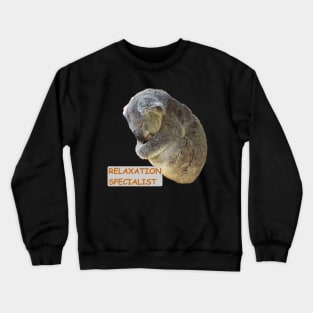 Koala Relaxation Specialist Crewneck Sweatshirt